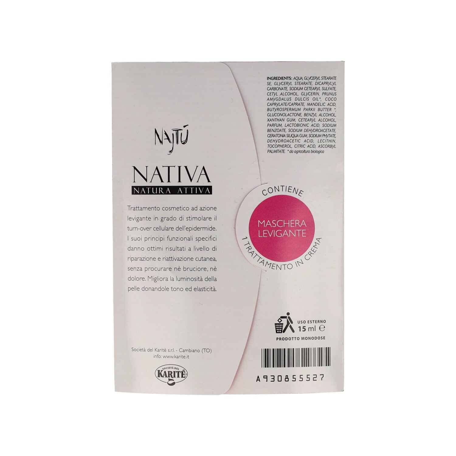 NAJTU NATIVA MASCHERA LEVIG 15