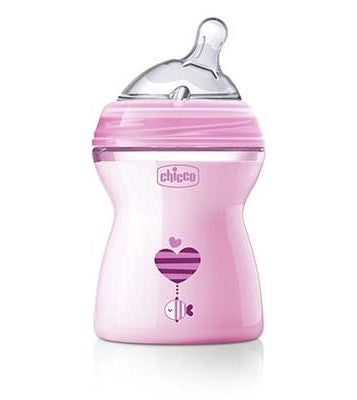 CHICCO BIBERON NATURAL FEELING 2 MESI+ 250ML BAMBINA
