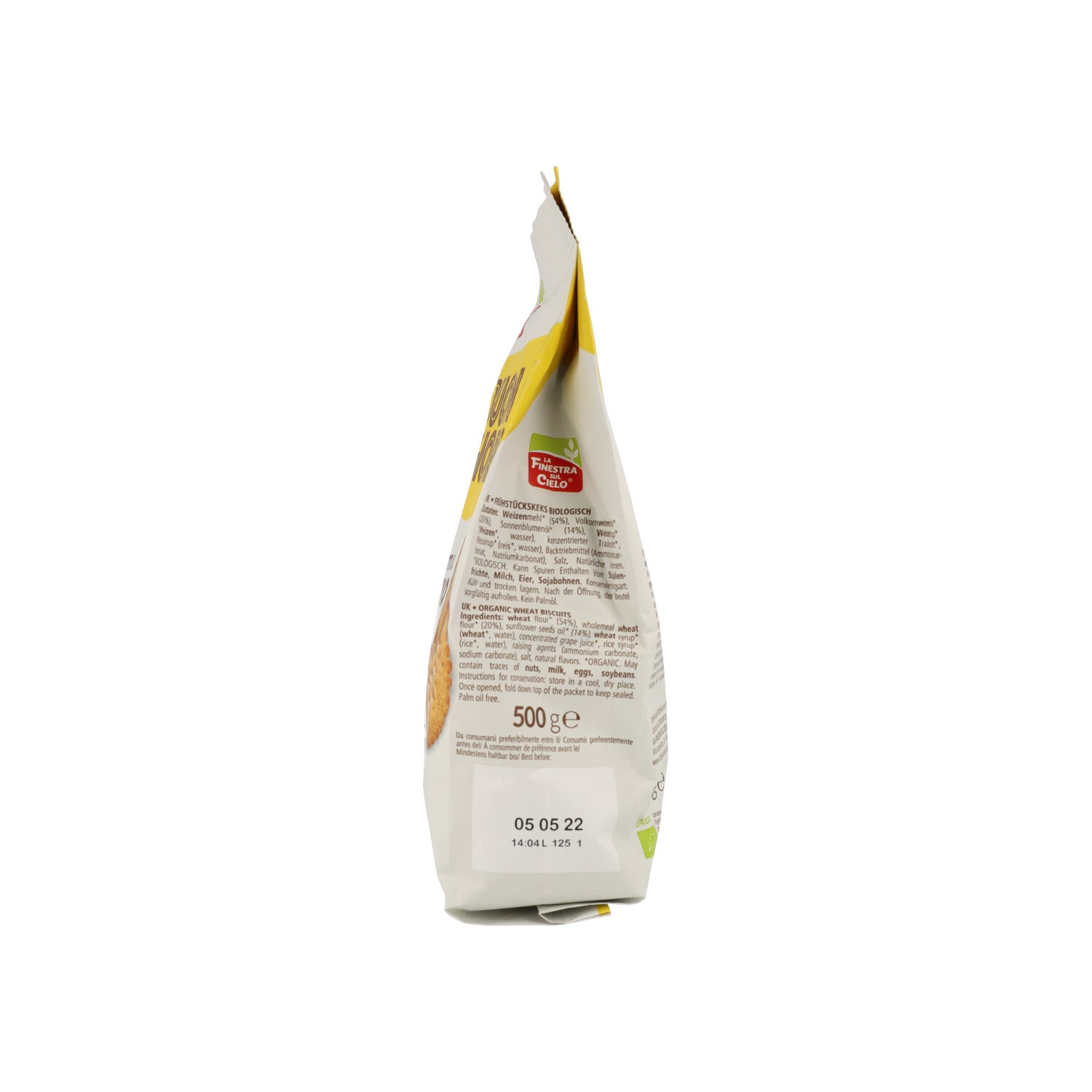 BISCOTTI MATTINO CON FRUMENTO 500G BUONGIORNOBIO