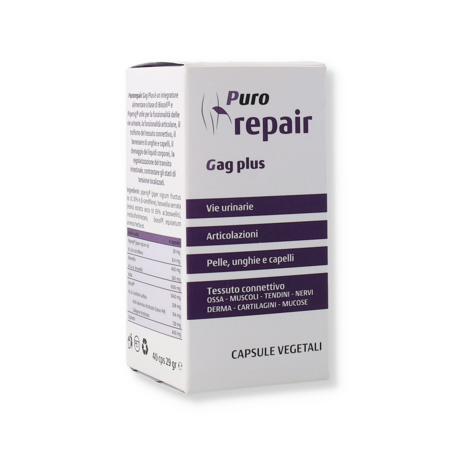 PUROREPAIR GAG PLUS 40 CAPSULE