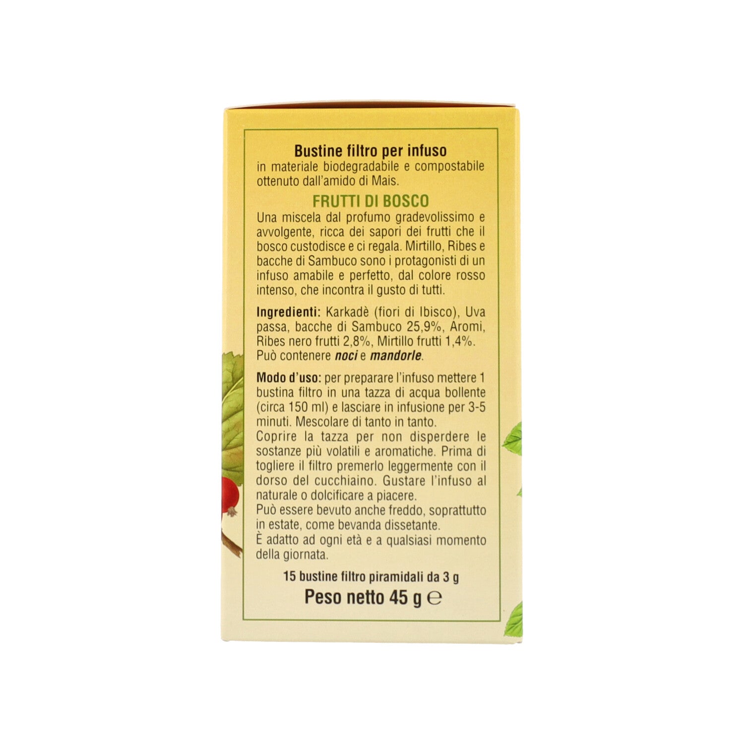 INFUSO FRUTTI DI BOSCO 45G