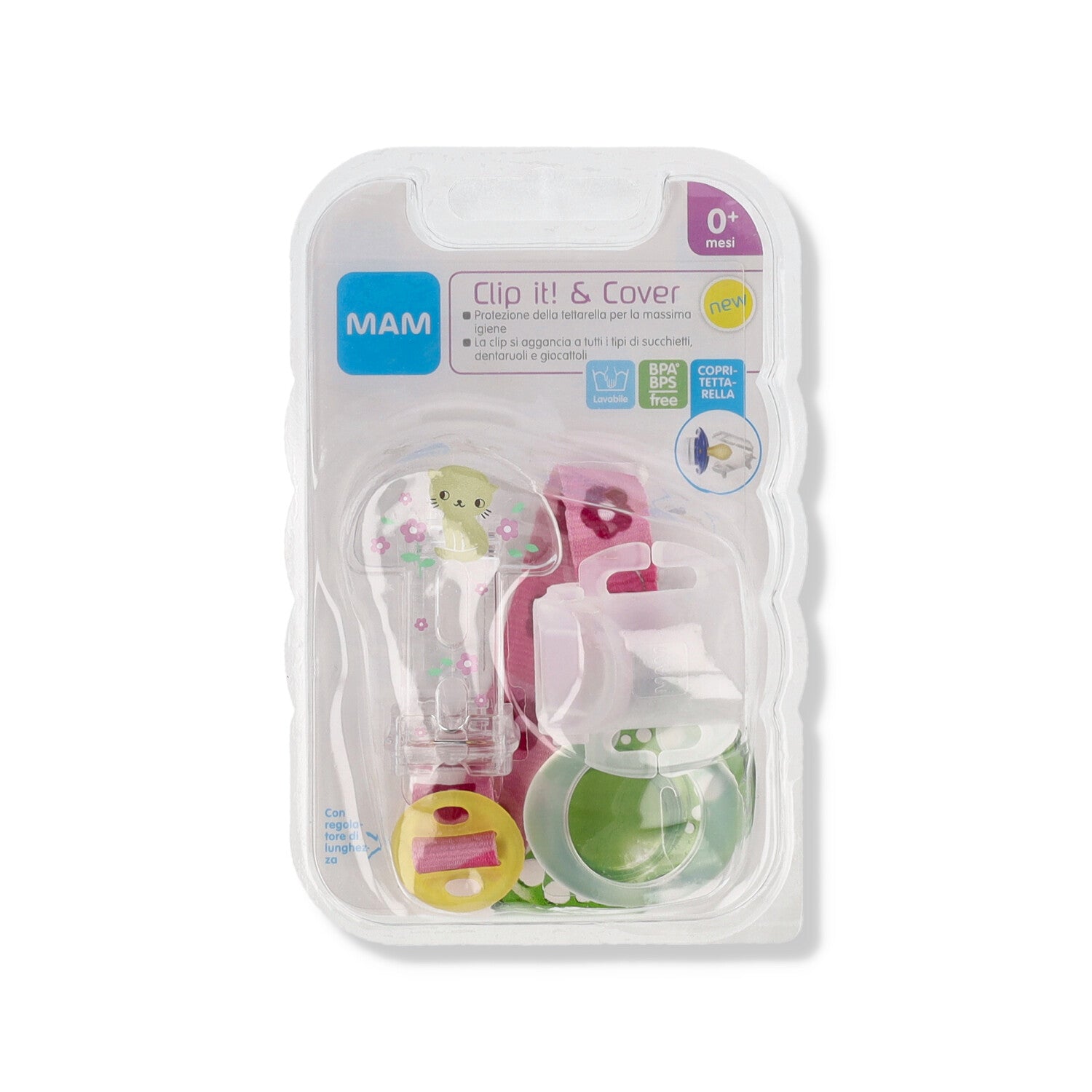 MAM CLIP IT & COVER PORTASUCCHIETTO BAMBINA