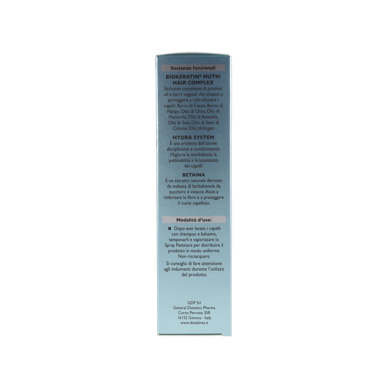 BIOKERATIN SPRAY ANTIGIALLO