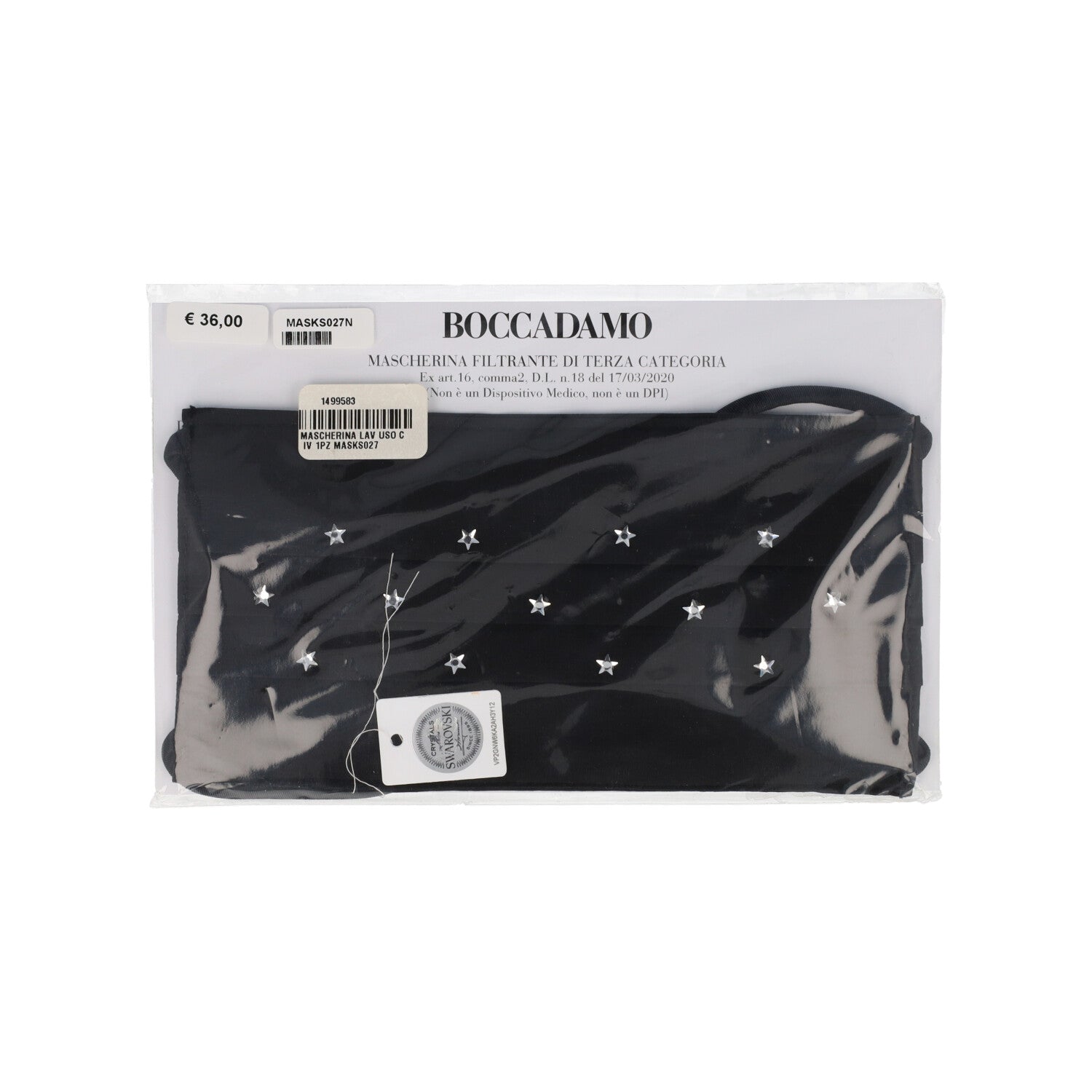 MASCHERINA LAV USO CIV 1PZ MASKS027N LUXURY BOCCADAMO
