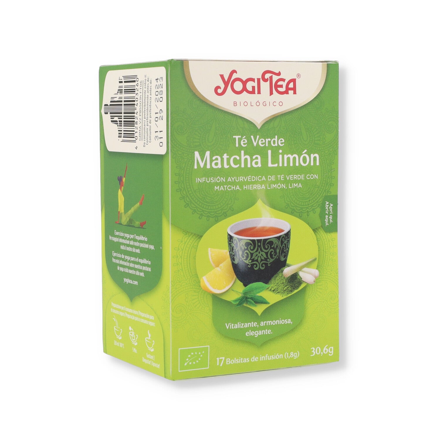 YOGI TEA TE' VERDE MATCHA LIME CITRONELLA 17 FILTRI