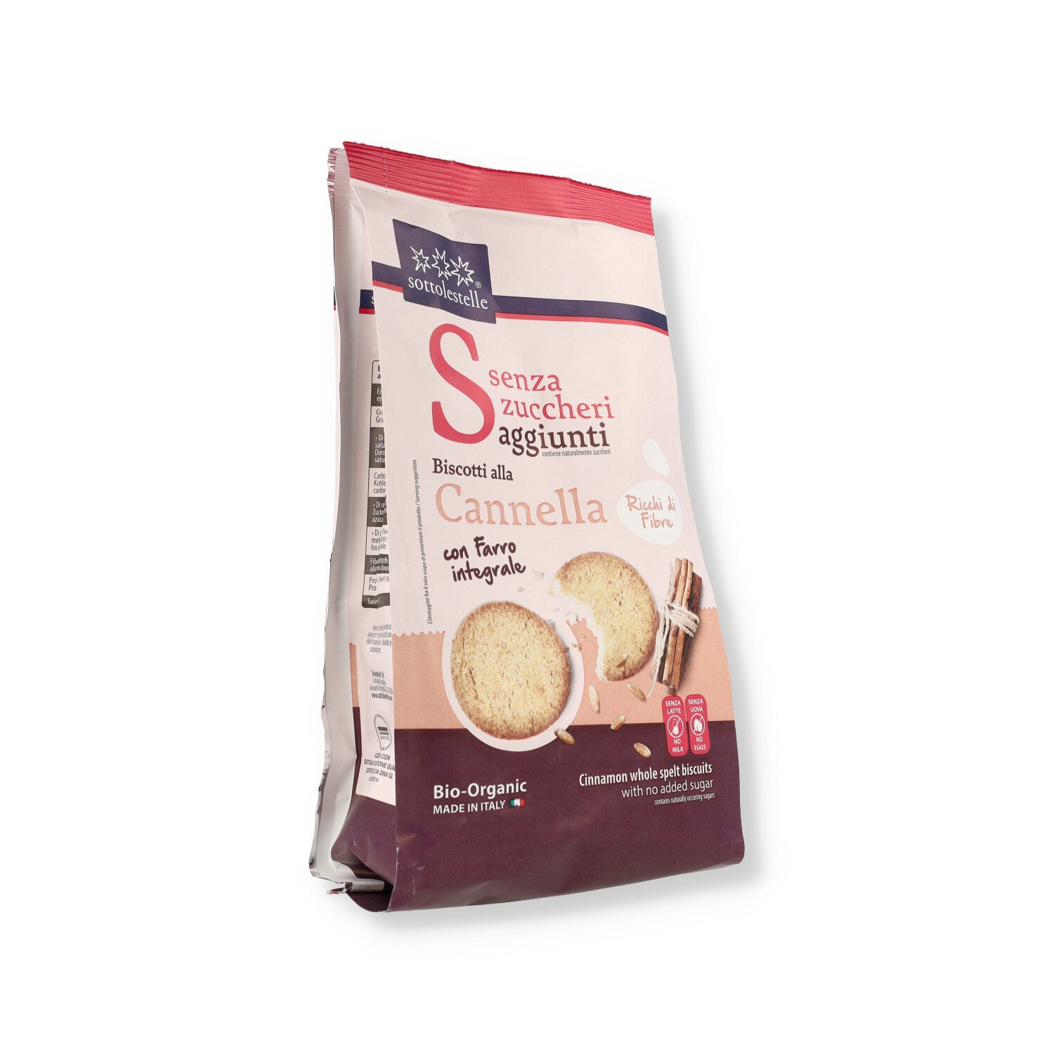 BISCOTTI AL FARRO INTEGRALE E CANNELLA SENZA ZUCCHERI 250G