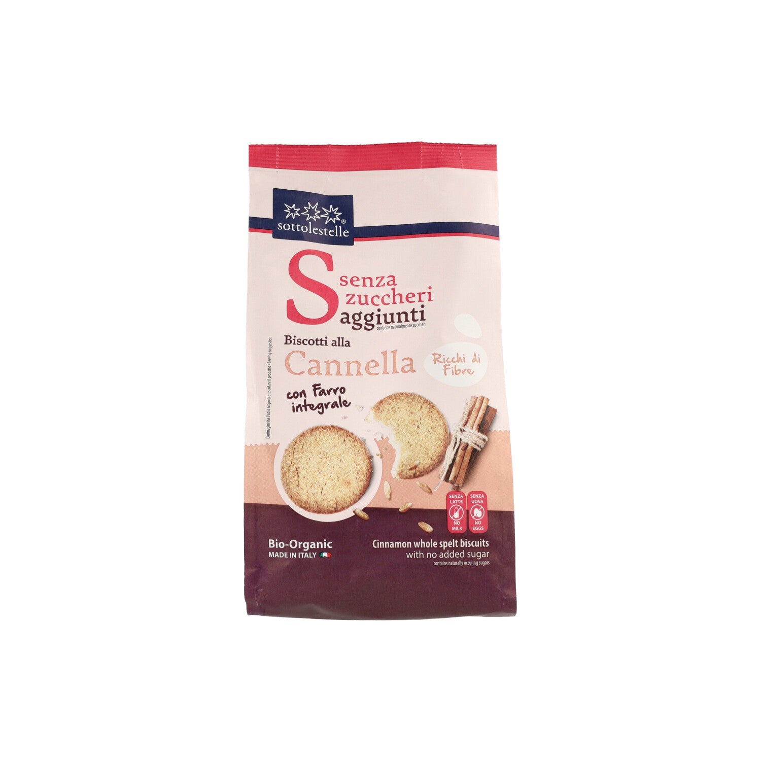 BISCOTTI AL FARRO INTEGRALE E CANNELLA SENZA ZUCCHERI 250G