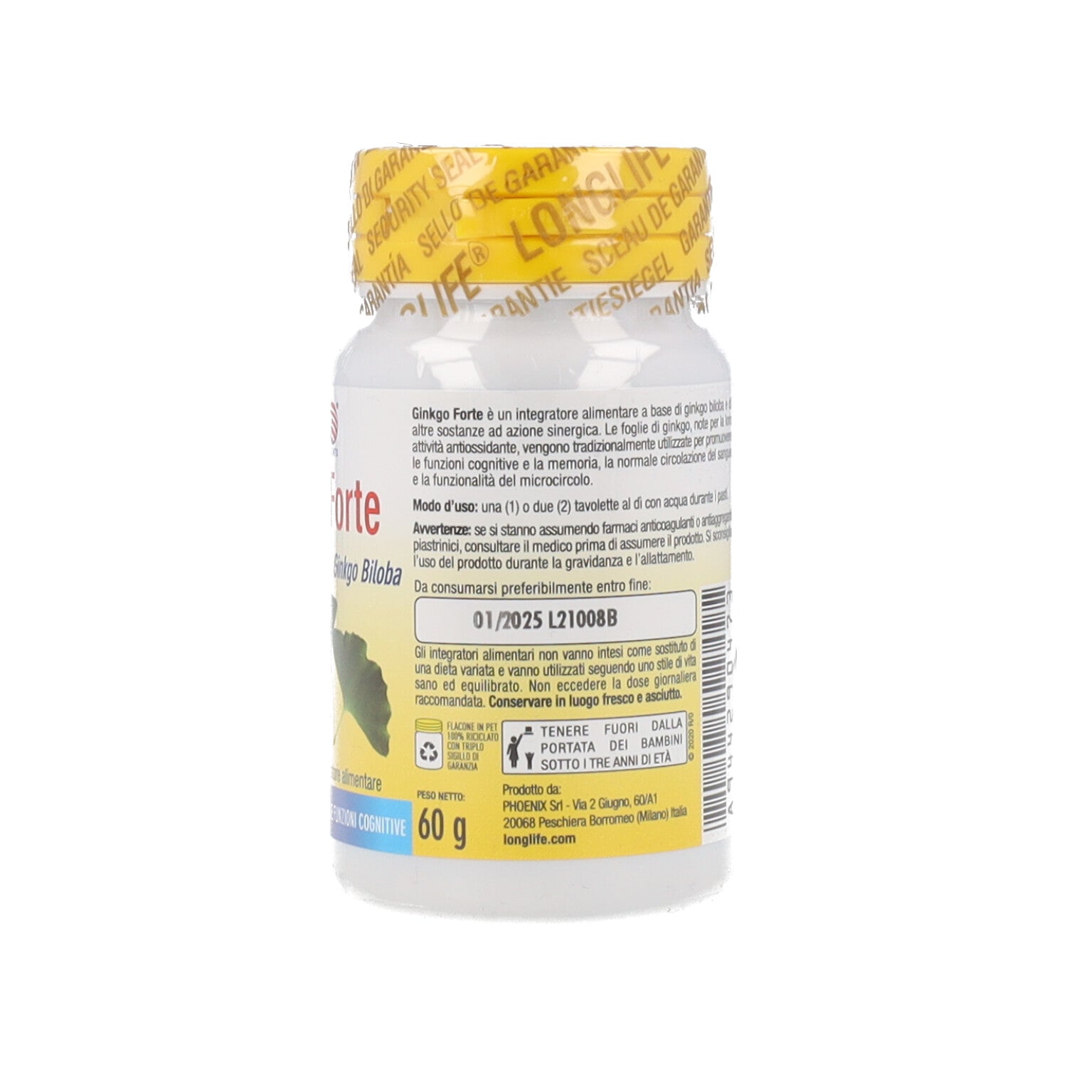 LONGLIFE GINKGO FORTE - 60 TAV