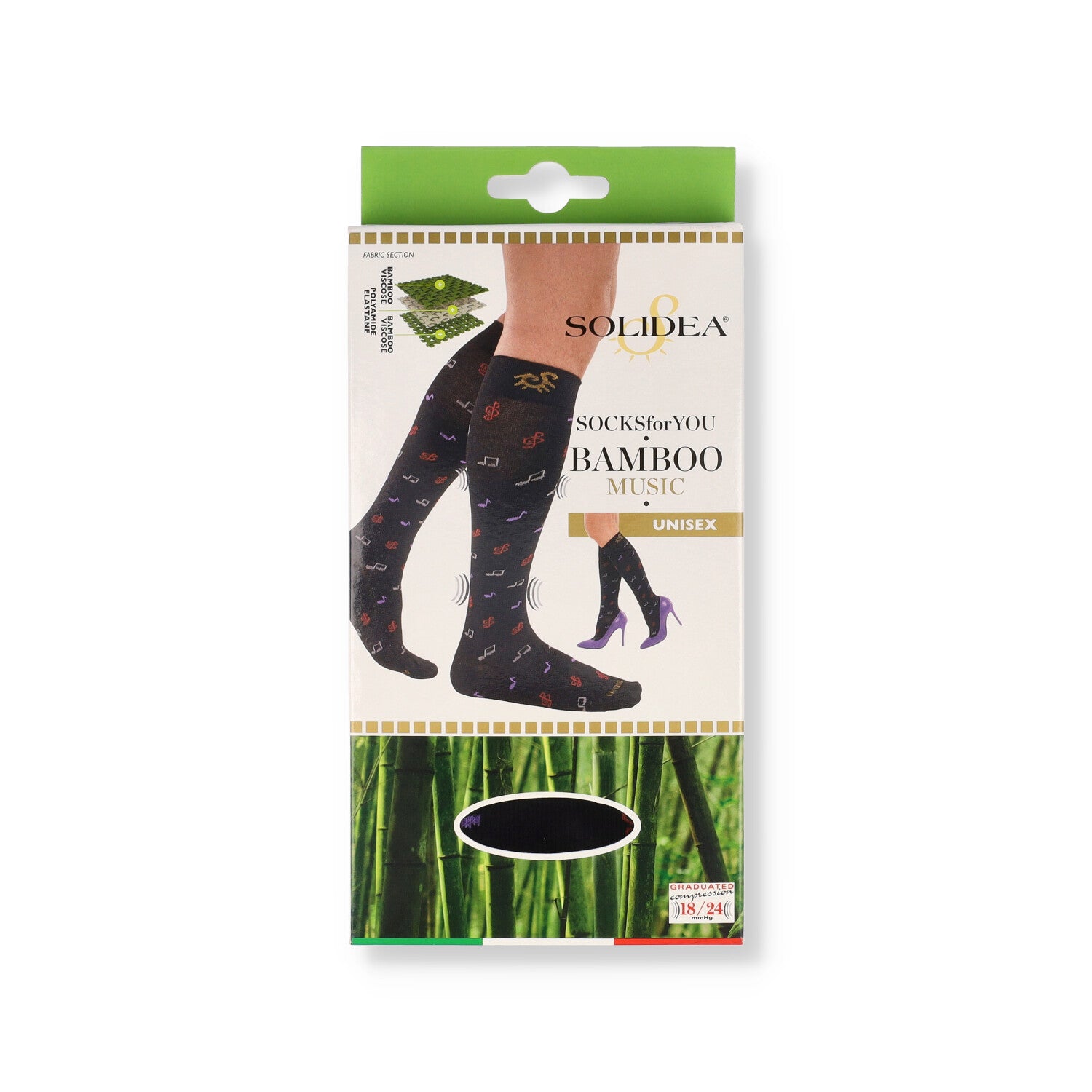 SOCKS FOR YOU BAMBOO MUSIC M NERO