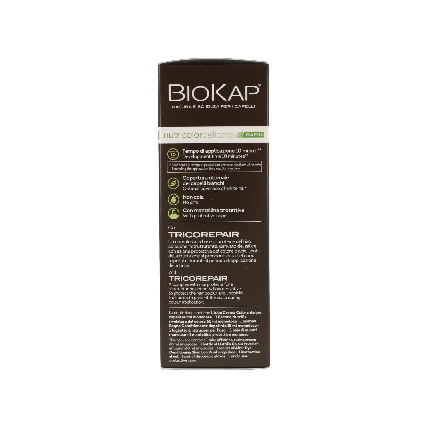 BIOKAP NUTRICOLOR DELICATO RAPID 5,05 CASTANO NOCCIOLA