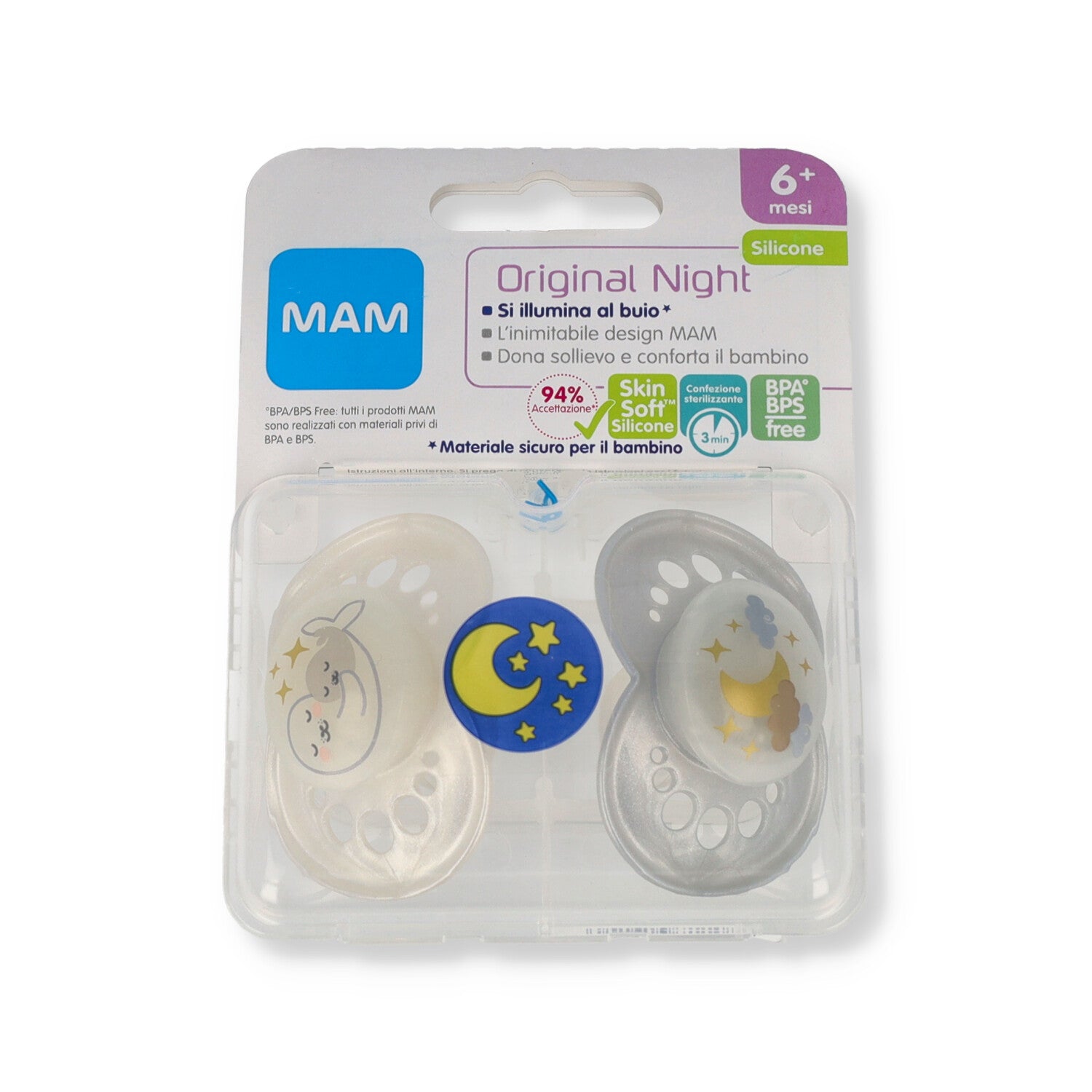 MAM 6+ 2SUCCHIETTI NIGHT NEUTRO