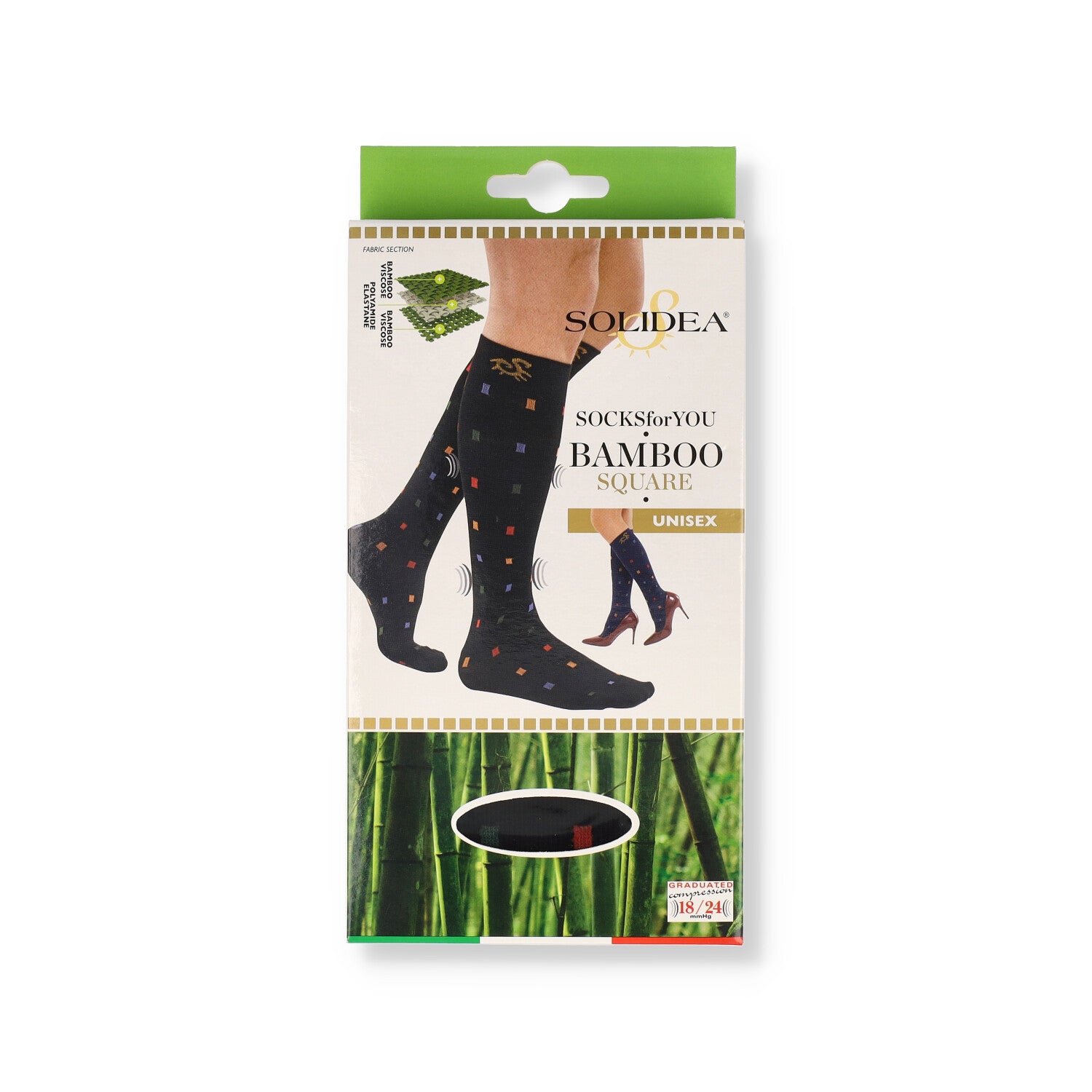 SOCKS FOR YOU BAMBOO SQUARE S NERO
