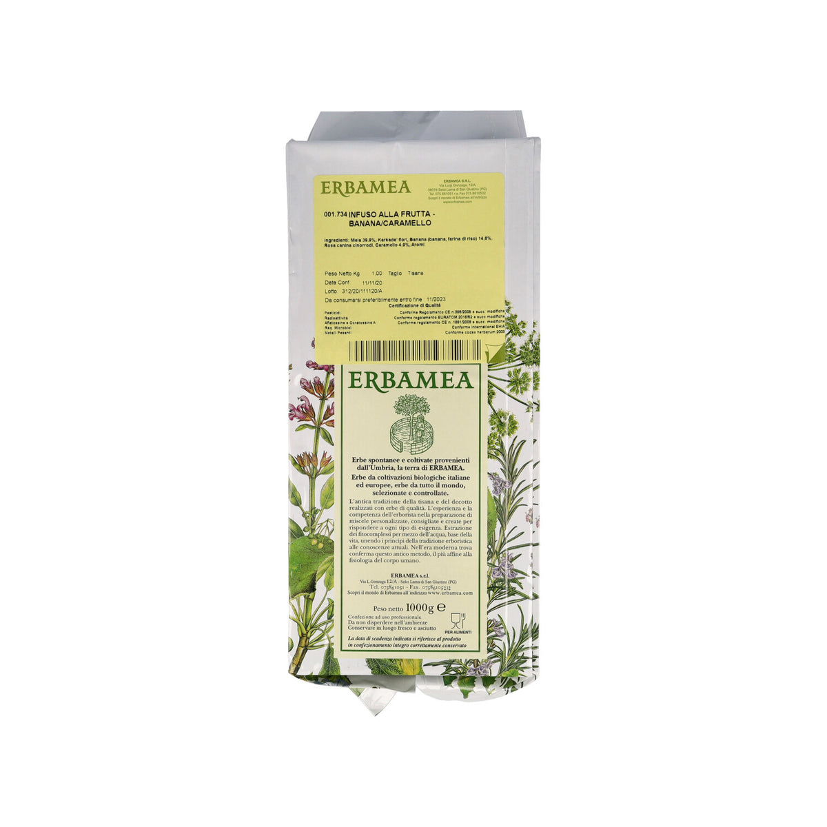 INFUSO FRUTTA BANANA CARAMELLO 1KG