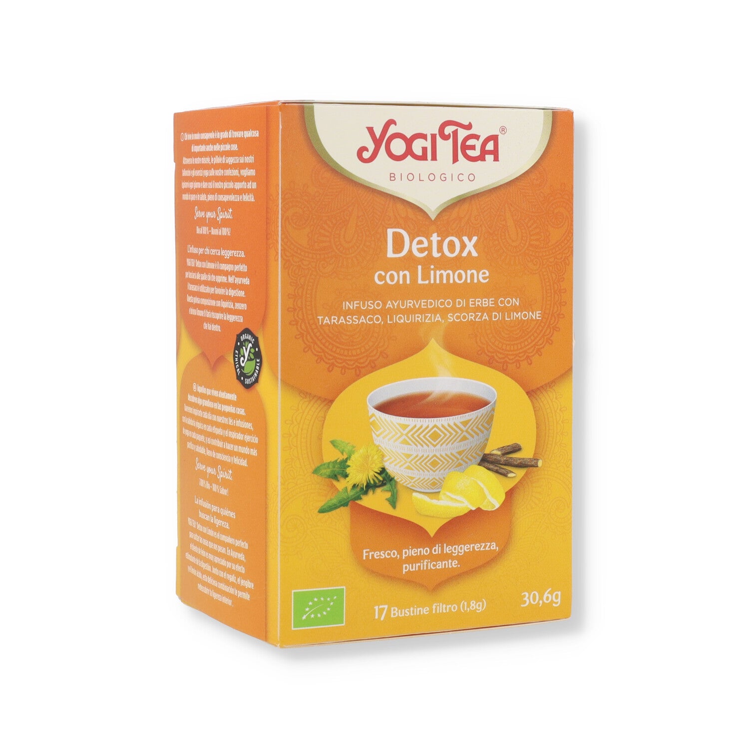 YOGI TEA DETOX LIMONE 17 FILTRI