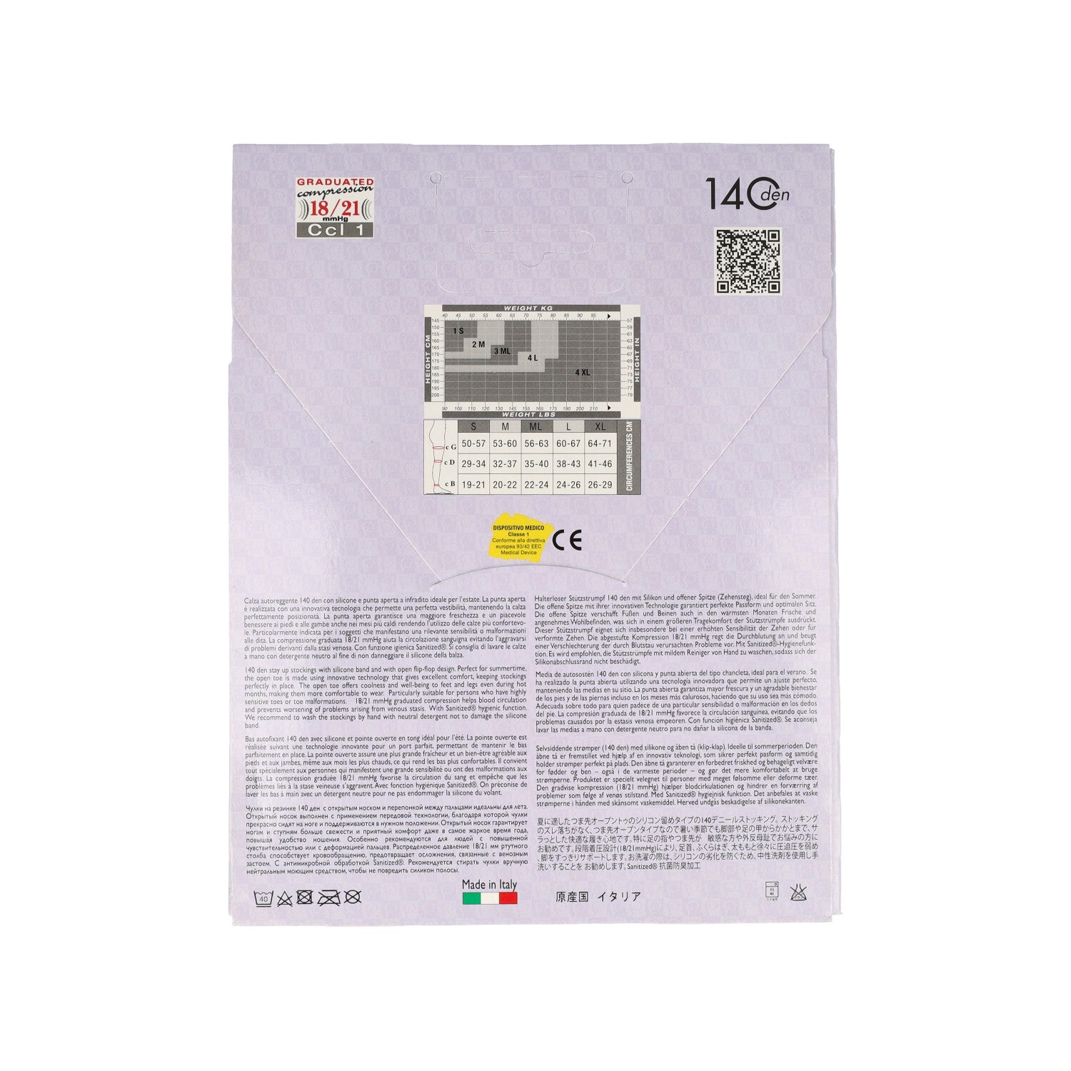 MARILYN 140 OPEN TOE XL NERO