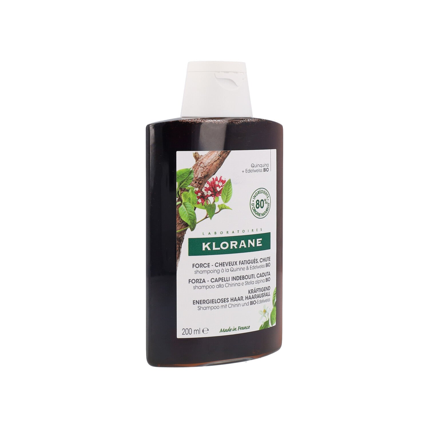 KLORANE SHAMPOO ALLA CHININA & VITAMINE B 200ML