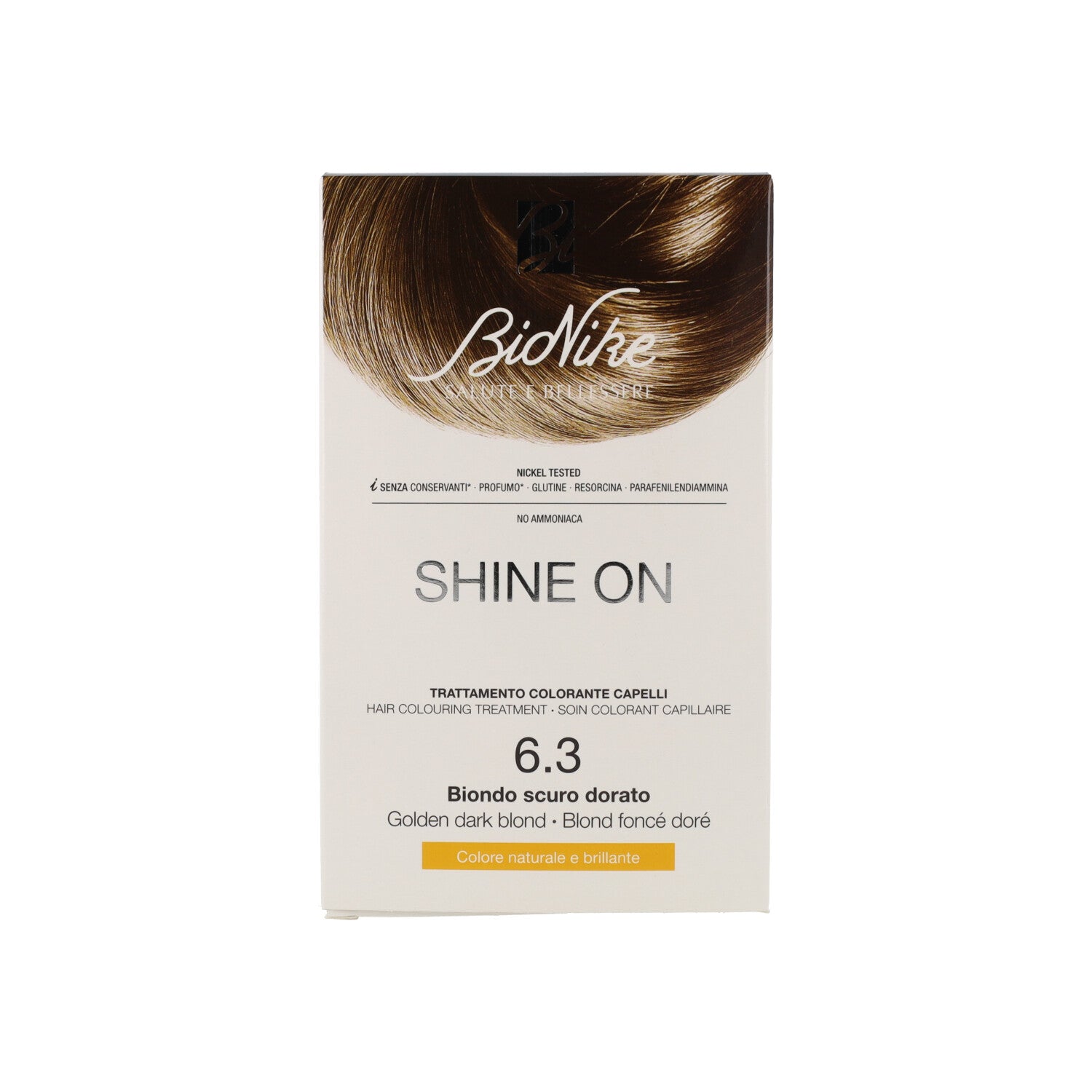 SHINE ON BIONDO SCURO DOR 6,3 75ML + 50ML BIO NIKE