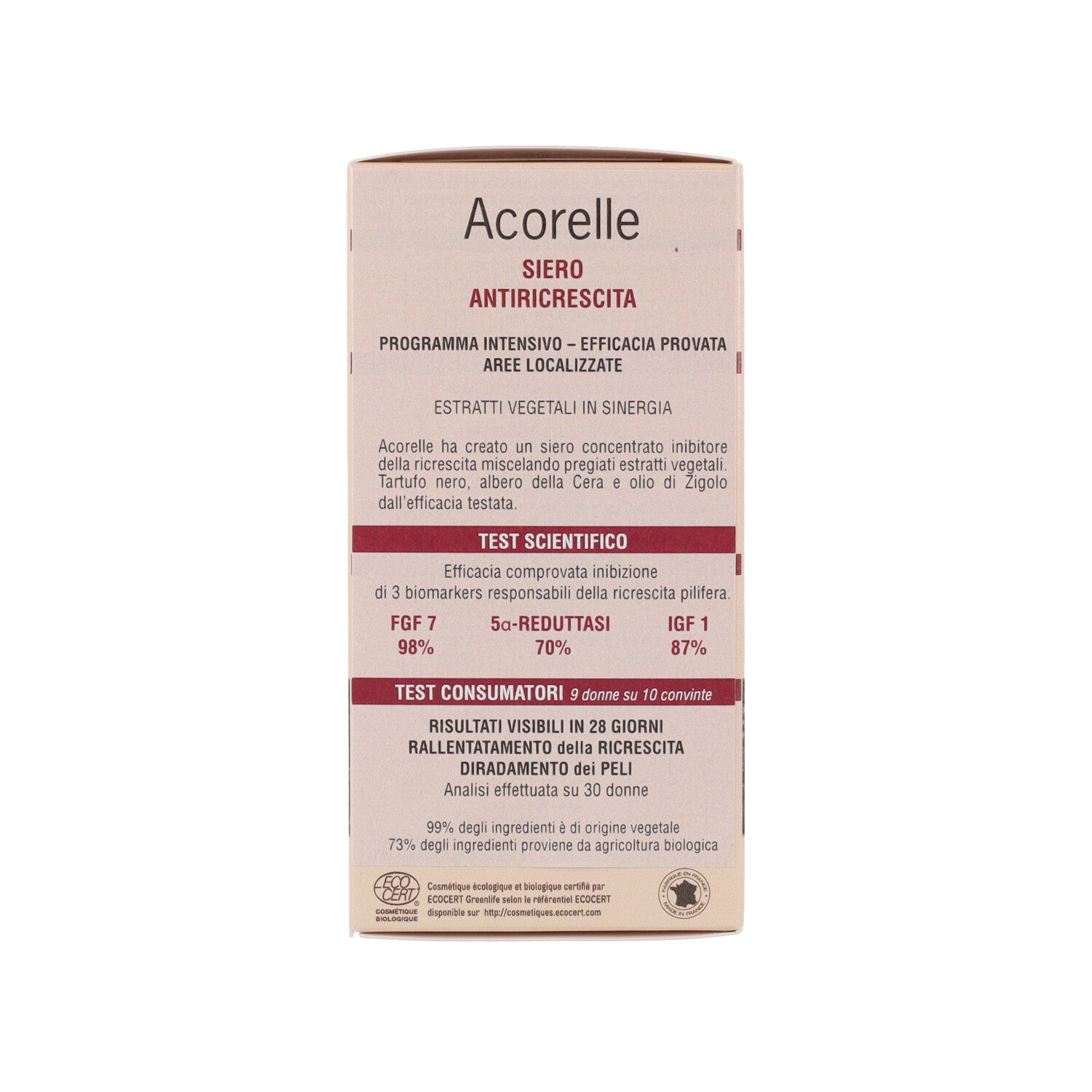ACORELLE SIERO ANTI RICRESCITA BIO