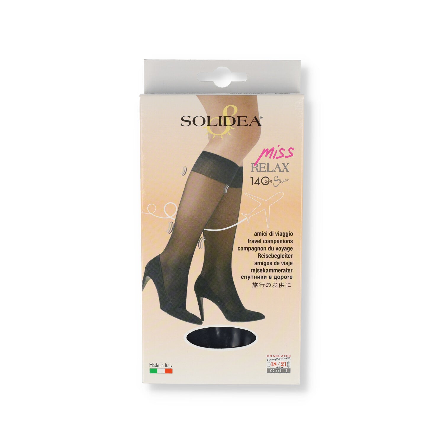 MISS RELAX 140 SHEER M NERO