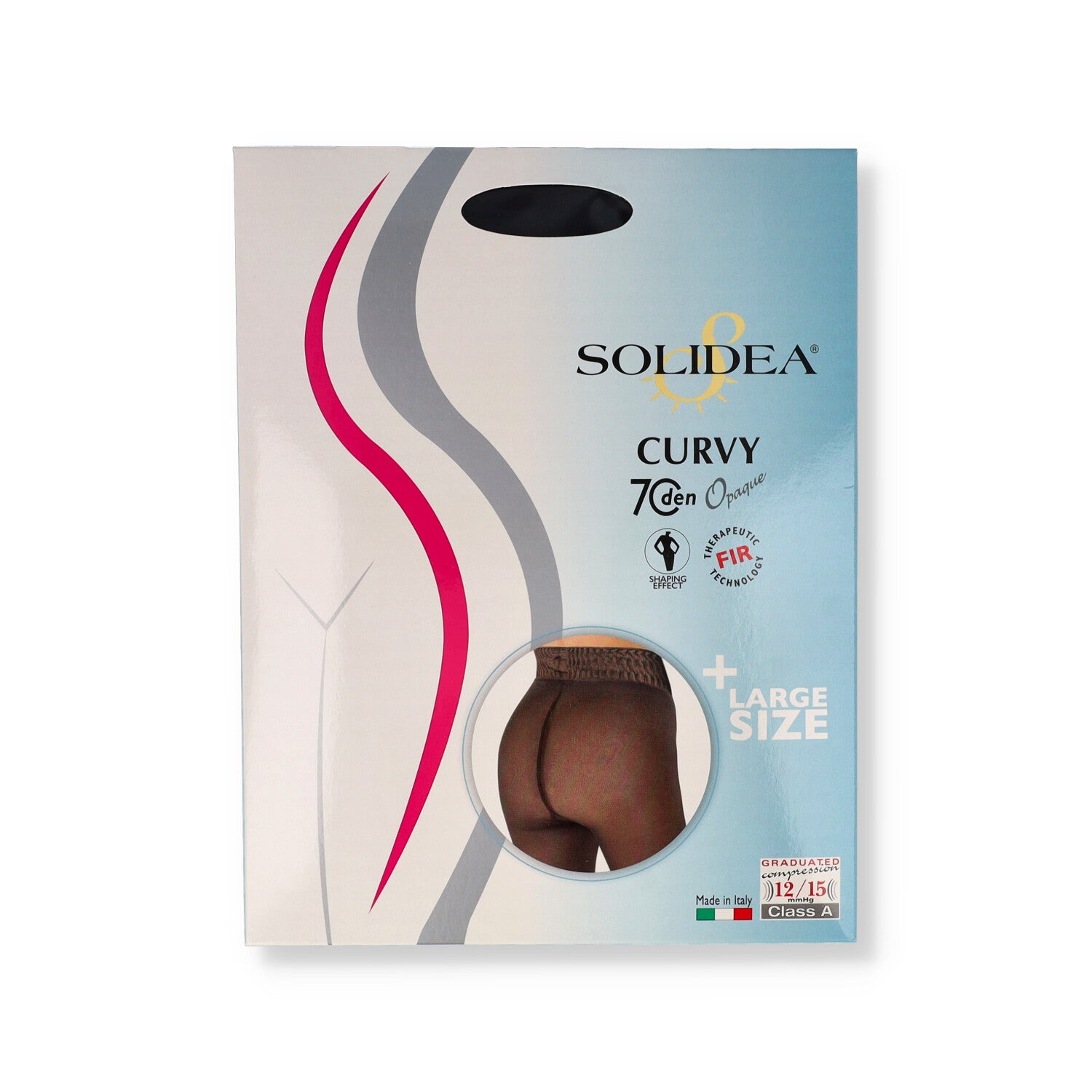 CURVY 70 OPAQUE M NERO