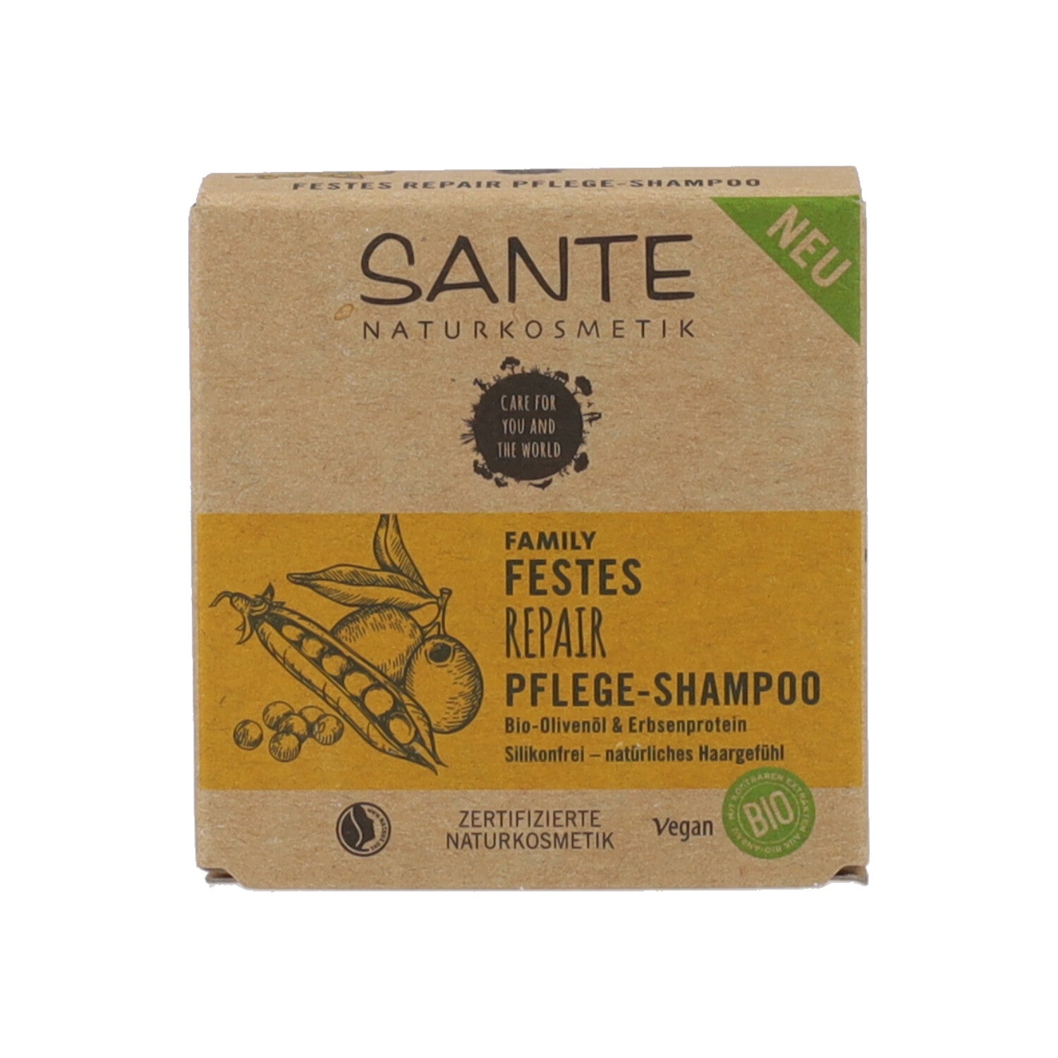 SANTE FAMILY SHAMPOO SOLIDO OLIVE E PISELLO