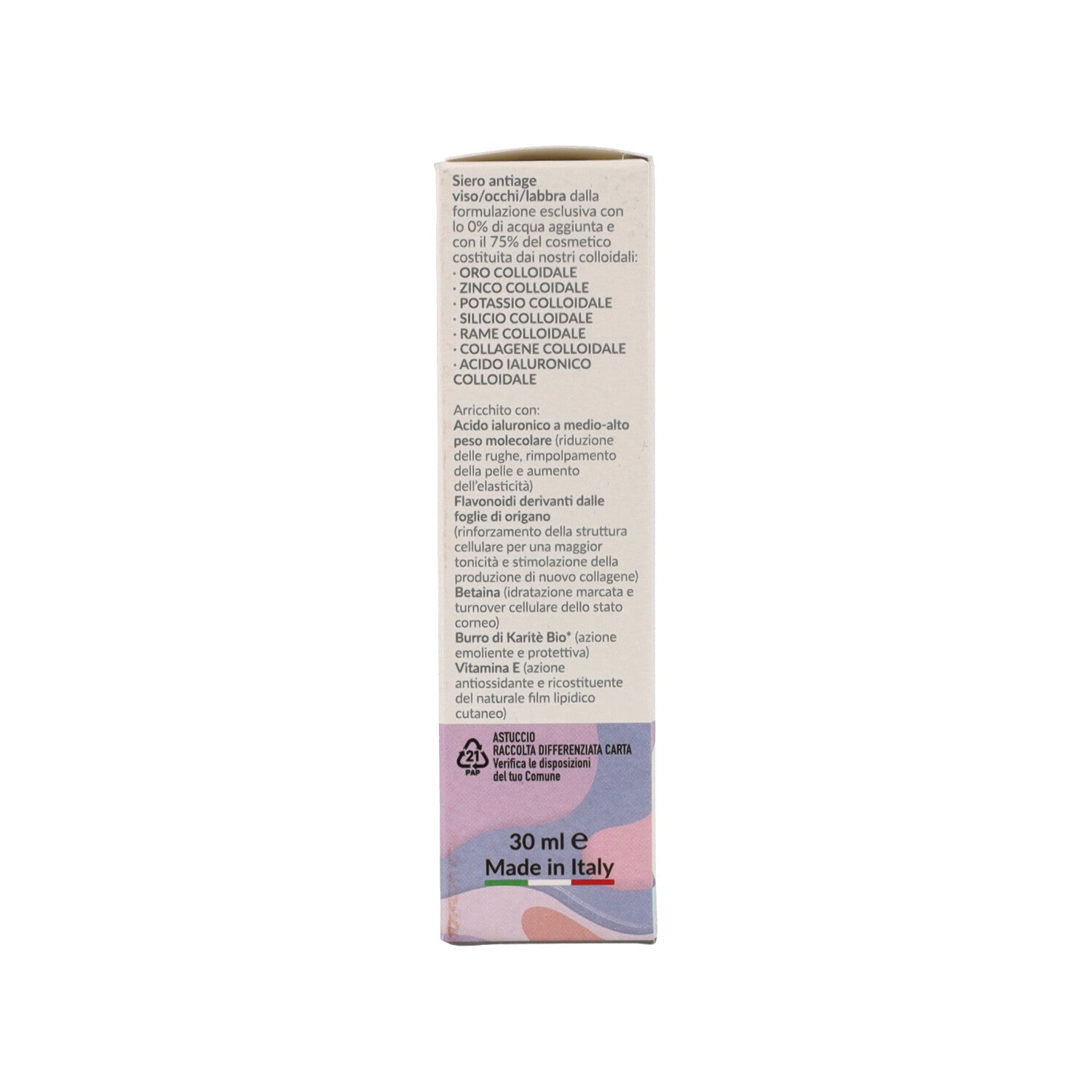 SIERO RIPARATORE COLLOIDALE