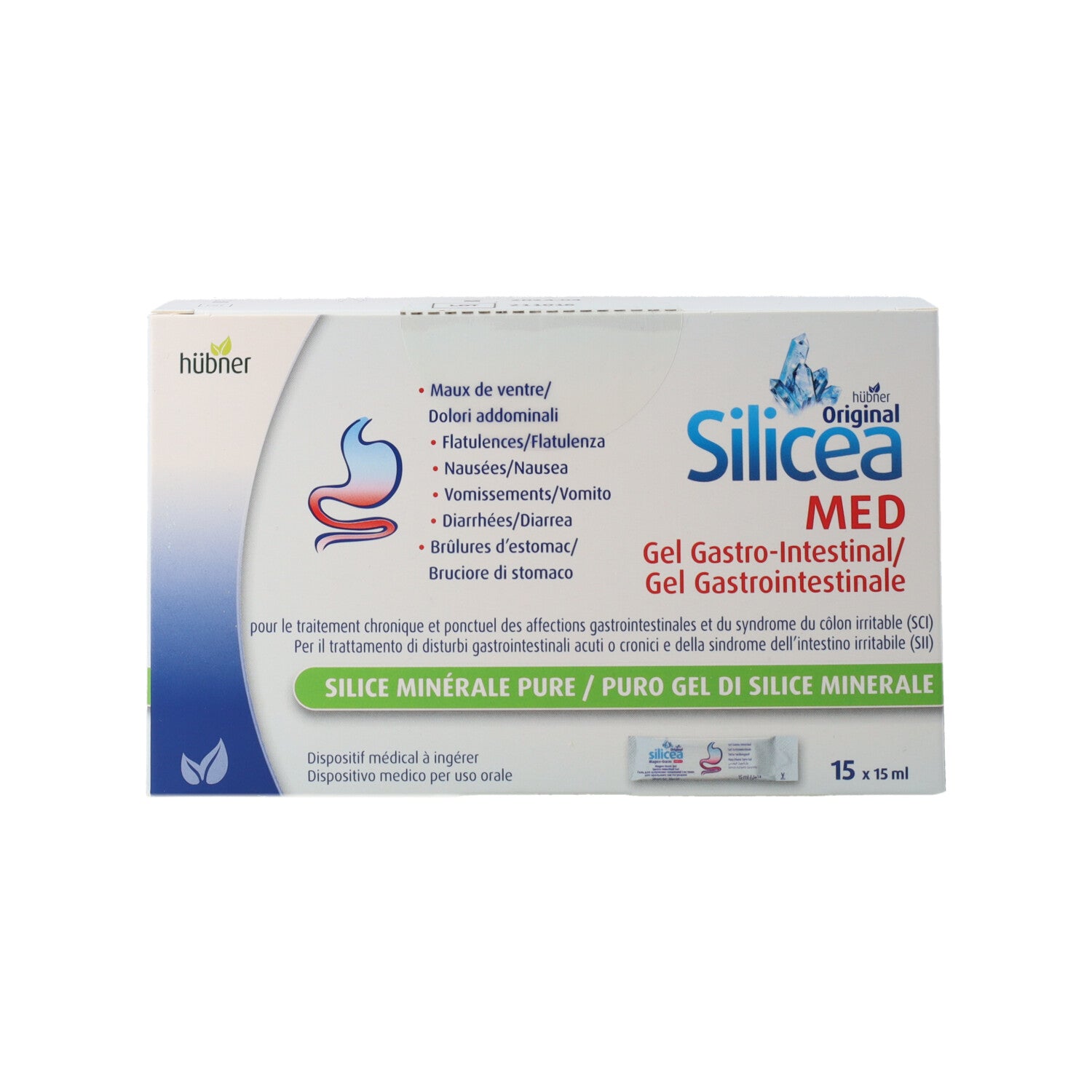 HUBNER SILICEA MED GEL GASTROINTESTINALE 15 BUSTINE