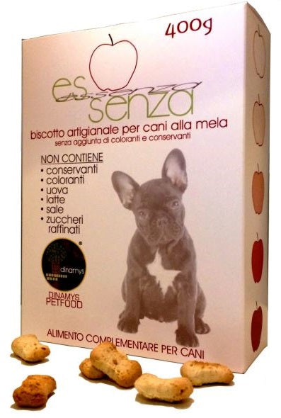 ESSENZA MELA BISCOTTO CANI 400G