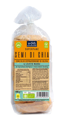 SUPERPANE CON SEMI DI CHIA 400G