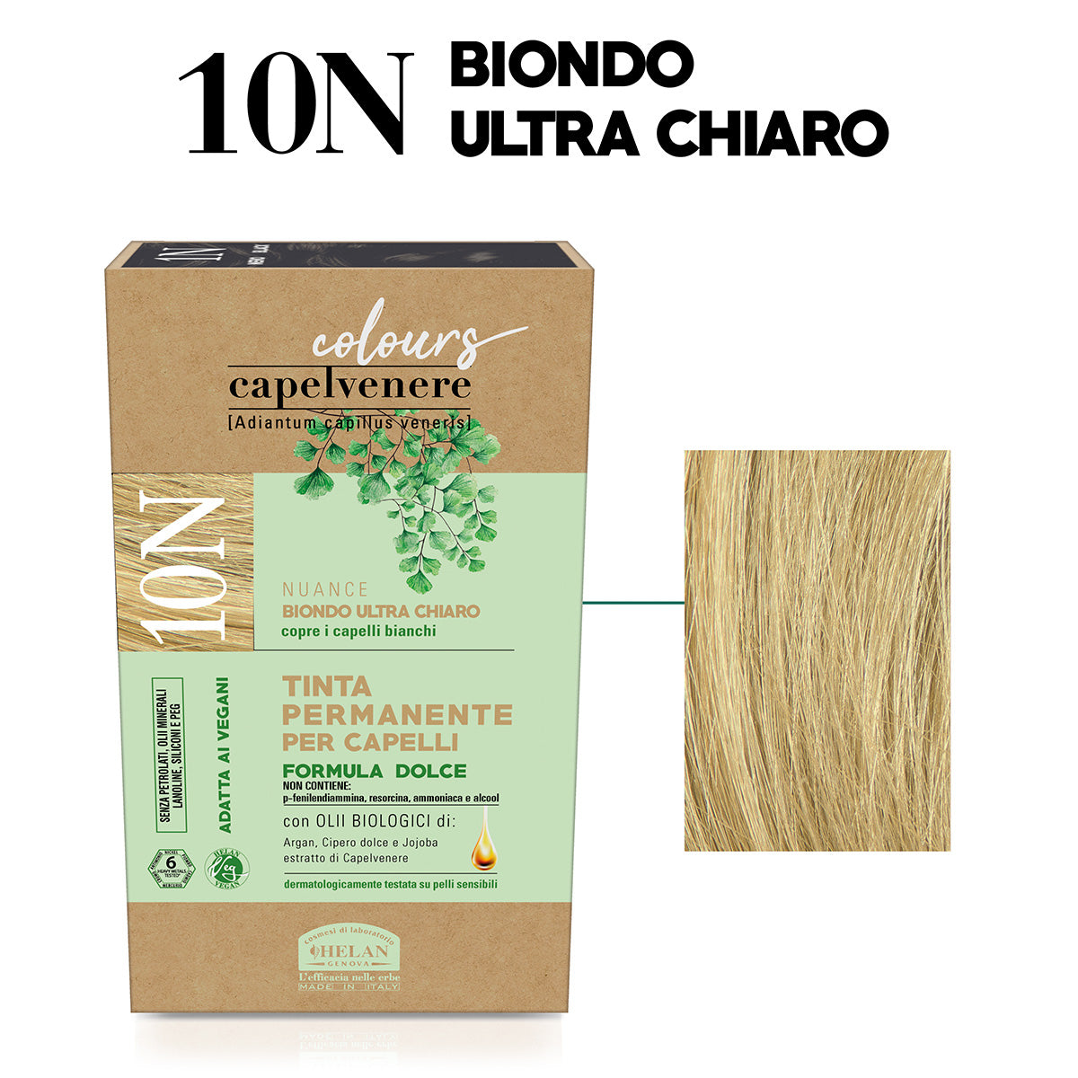 CAPELVENERE TINTA CAPELLI 10N BIONDO ULTRACHIARO