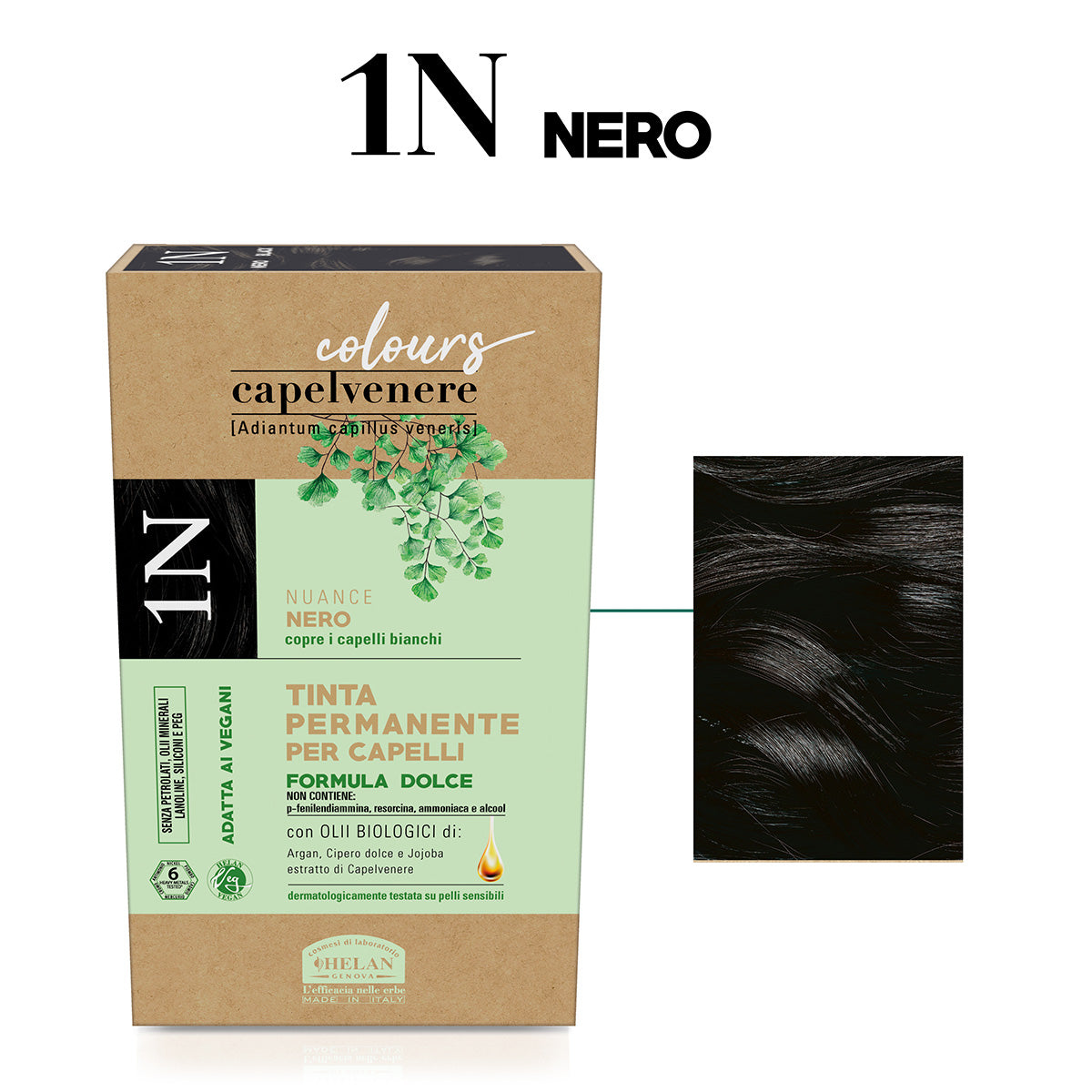 HELAN CAPELVENERE TINTA CAPELLI 1N NERO