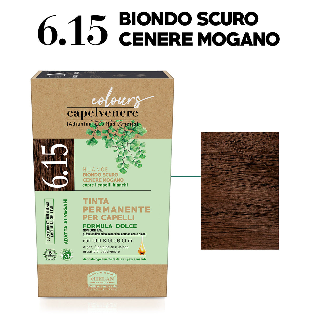 CAPELVENERE TINTA CAPELLI 6.15 BIONDO SCURO CENERE