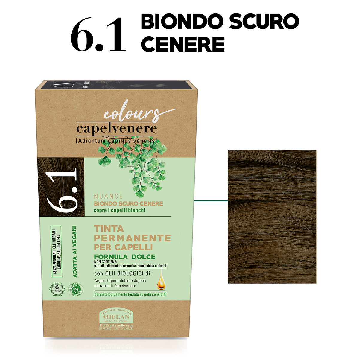 CAPELVENERE TINTA CAP 6.1 BIONDO SCURO CENERE