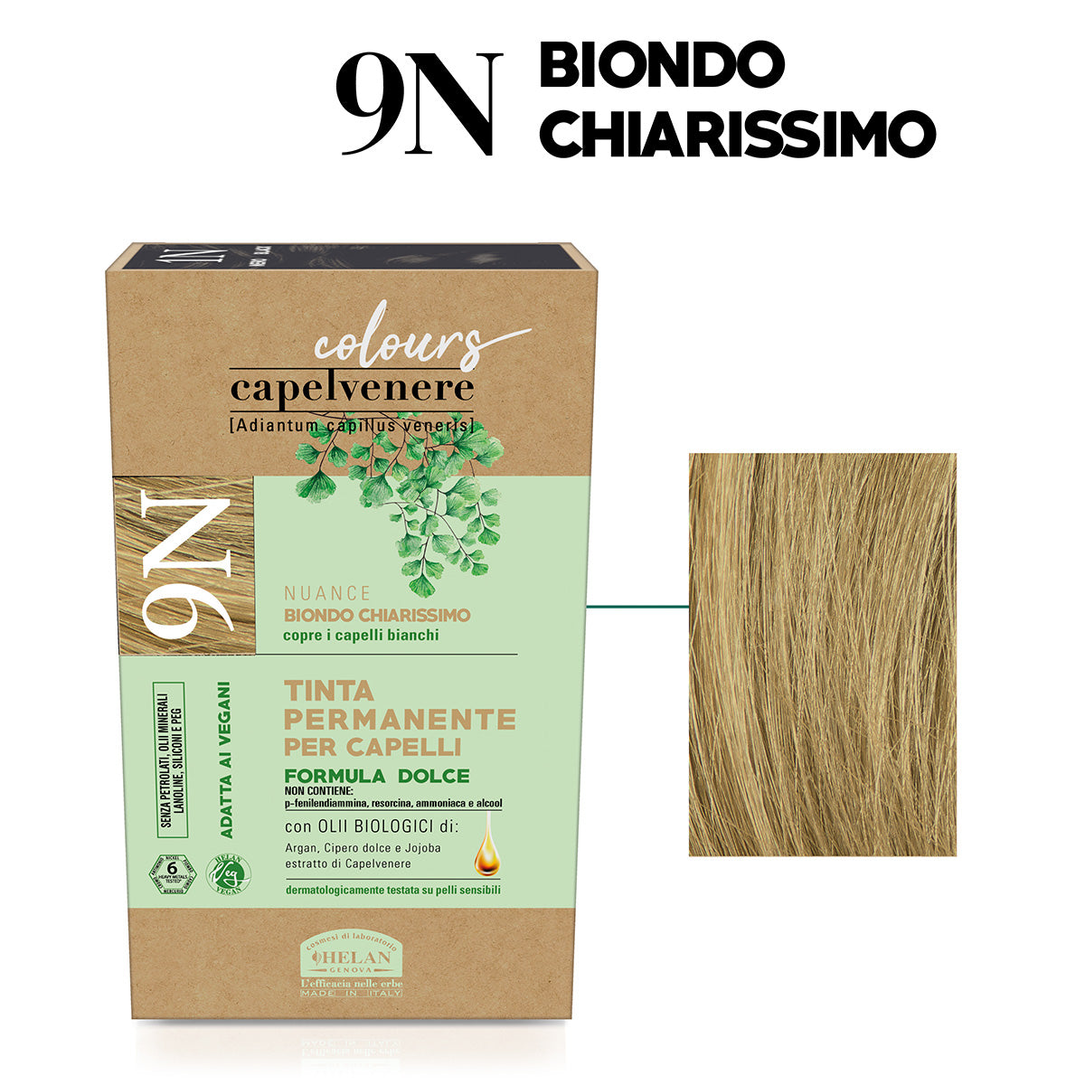 CAPELVENERE TINTA CAPELLI 9N BIONDO CHIARISSIMO