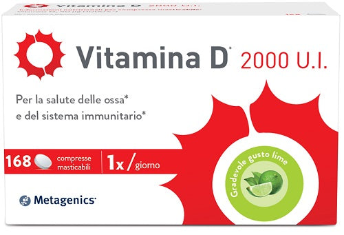 VITAMINA D 2000 UI 168COMPRESSE MASTICABILI
