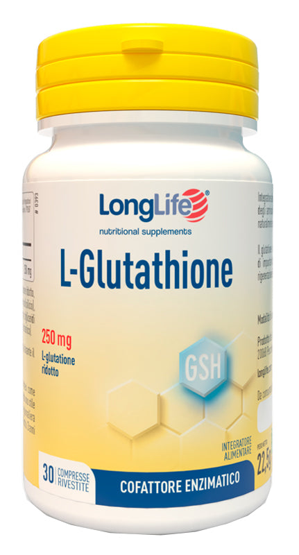 LONGLIFE L-GLUTATHIONE - 30 CPR