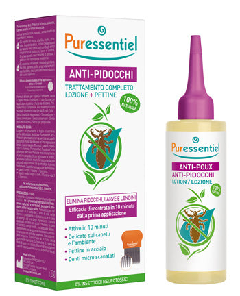 PURESSENTIEL LOZIONE PIDOCCHI+ PETTINE