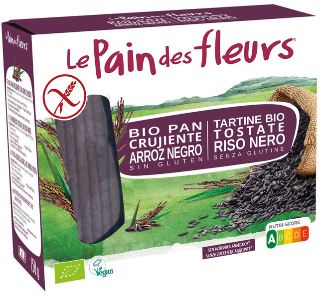 PAIN DES FLEURS TARTINE RISO NERO 150G