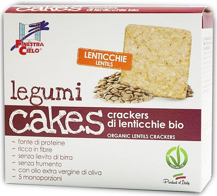CRACKERS LENTI BIO LEGUMICAKES 5 x 50 g