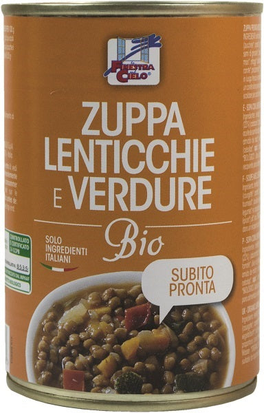 ZUPPA LENTICCHIE VERDURE BIO 400GR