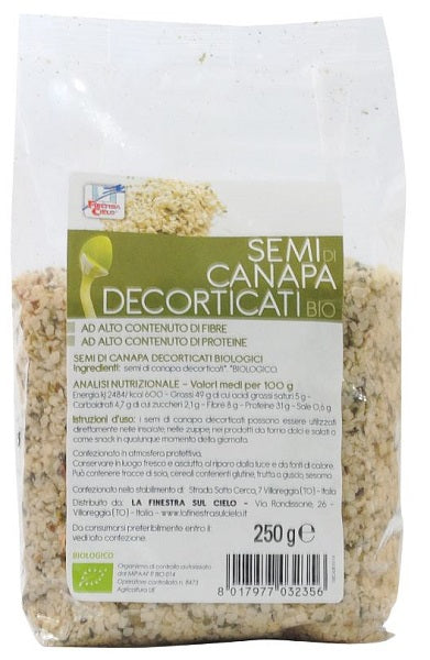 SEMI CANAPA DECORTICATI 250G BIO