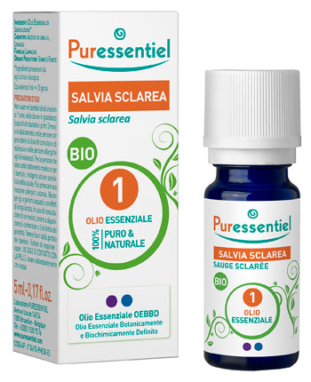 PURESSENTIEL SALVIA SCLAREA OLIO ESSENZIALE 10ML