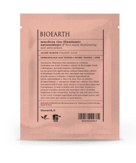 MASCHERA VISO ILLUMINANTE ANTIOSSIDANTE ALGHE
