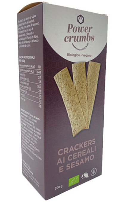 CRACKERS CEREALI/SESAMO BIO VEG - 200GR