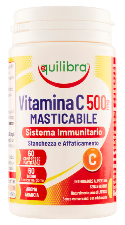 VITAMINA C 500MG MASTIC 60CPR