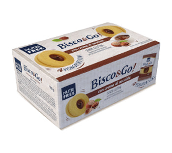 NUTRIFREE BISCO&GO CON CREMA NOCCIOLA 4X40G