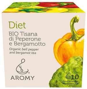 AROMY TISANA BIO DIET | PEPERONE E BERGAMOTTO 10FILTRI 34GR
