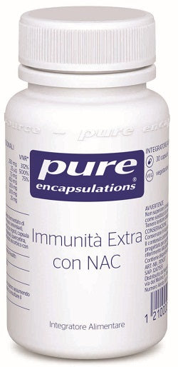 PURE ENCAPSULATIONS IMMUNITA' EXTRA CON NAC 30 CAPSULE