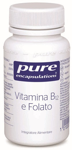PURE ENCAPSULATIONS VITAMINAB12 FOLATO 30 PASTIGLIE