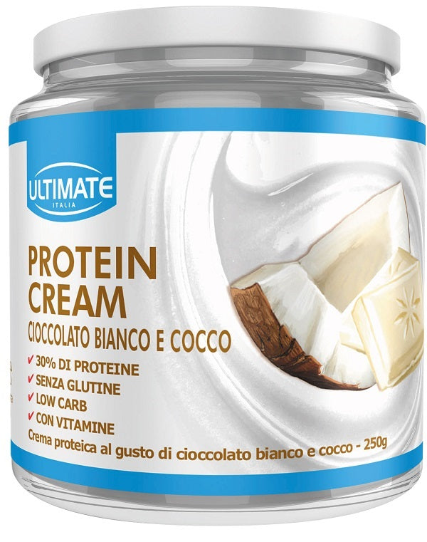 PROTEIN CREMA AL CIOCCOLATO BIANCO & SCAGLIE DI COCCO